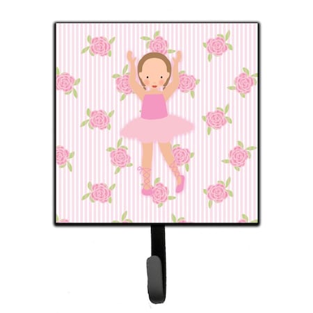 Jensendistributionservices Ballerina Brown Hair Ponytails Leash or Key Holder MI2087112
